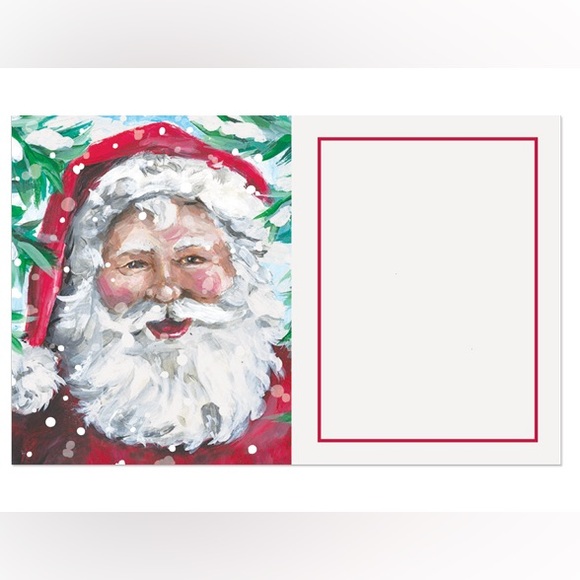 Enchanted Santa Gloss Enclosure Gift Card 3.5x2.25" Pack of 50 - Picture 1 of 6
